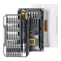 Набор бит с отверткой Jakemy JM-8186 83 в 1-ом, белый