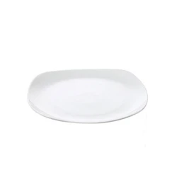 Nahar üçün boşqab Wilmax WL‑991221/A kvadrat, 28 sm, farfor, ağ