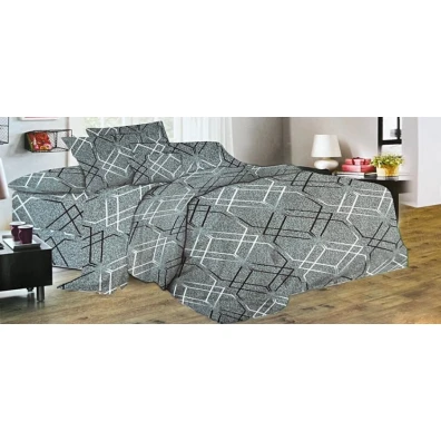 Комплект постельного белья MiraNova CTS-597, пододеяльник 200x220 см, простыня 220x240 см, 2 шт. наволочки 50x70 см, двуспальный, хлопок Комплект постельного белья MiraNova CTS-597, пододеяльник 200x220 см, простыня 220x240 см, 2 шт. наволочки 50x70 см, двуспальный, хлопок