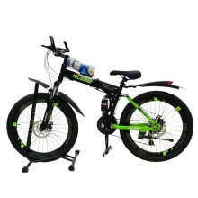 Velosiped Velocruz Velo_gr24, yaşıl/qara, ölçü 24