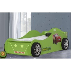 Tək nəfərlik çarpayı Ferrari, laminat, yaşıl, 95x74x220 sm