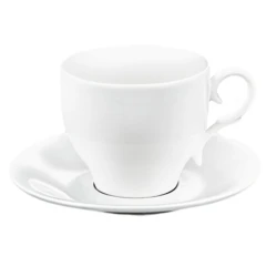 Чашка с блюдцем Wilmax 993009/1C, белый