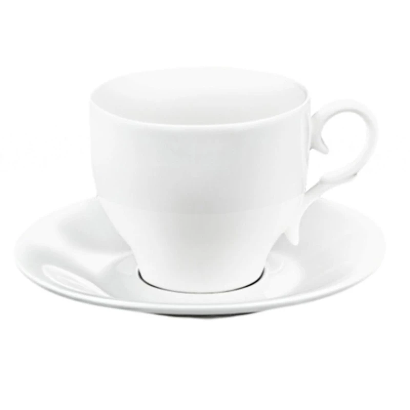 Чашка с блюдцем Wilmax 993009/1C, белый Чашка с блюдцем Wilmax 993009/1C, белый