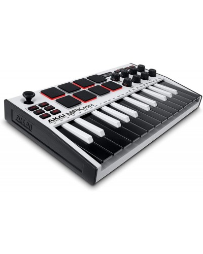 MIDI Controller AKAI MPK Mini MK3 White - MPK MINI 3W