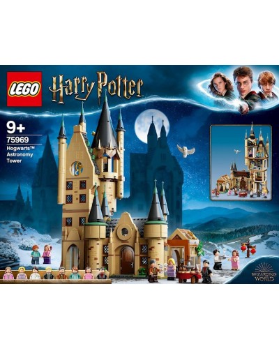 Konstruktor LEGO Harry Potter Hogwarts Astronomy Tower 75969, 9+ yaş, 971 hissə