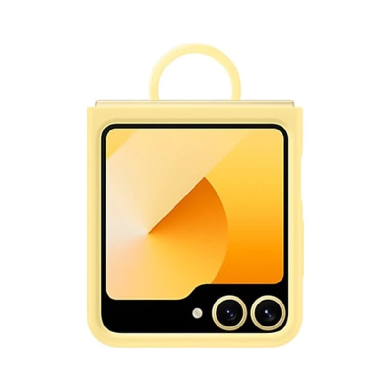 Чехол Samsung для Galaxy Z Flip6 Silicone Case for B6 Yellow (EF-PF741TYEGRU)