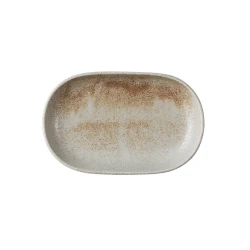 Блюдо ID-Fine Mellow Magnus, фарфор, серое, 23 см