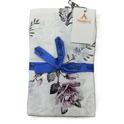 Комплект наволочек Annaberry ET-1444, 2 шт, 50x70 см, хлопок, белый/фиолетовый