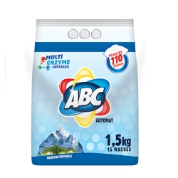 Стиральный порошок ABC Automat Bright White, универсальный, автомат, 1.5 кг