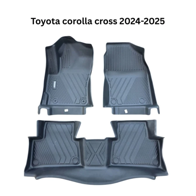 Коврик резиновый для автомобиля Toyota Corolla Cross 2024-2025 Коврик резиновый для автомобиля Toyota Corolla Cross 2024-2025