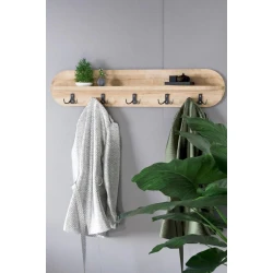 Вешалка Art_asilqan_13, ламинат, коричневая, 20х80 см Вешалка Art_asilqan_13, ламинат, коричневая, 20х80 см