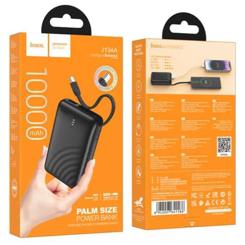 Внешний аккумулятор Hoco J134A 10000 mAh Black