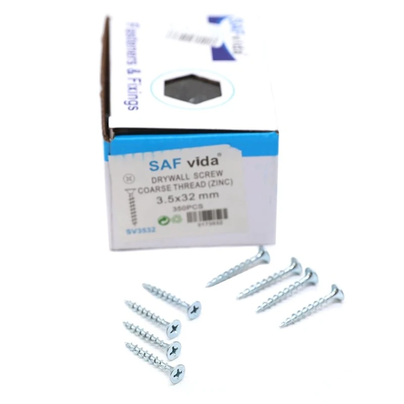 Набор саморезов TM.29550, 3.5x32 мм, 350 шт Набор саморезов TM.29550, 3.5x32 мм, 350 шт