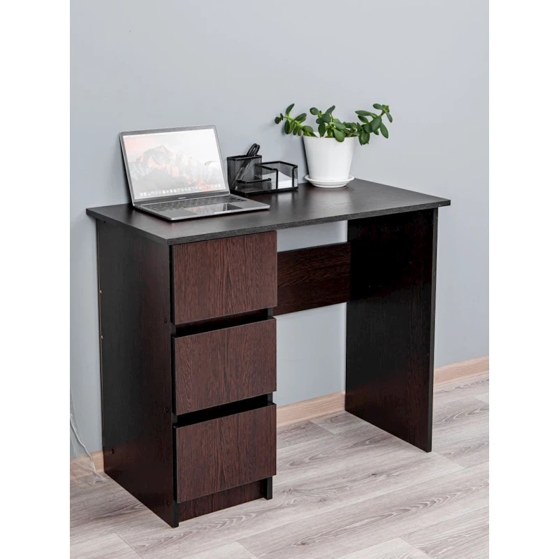 Письменный стол Letta Venge, 75х45х90 см, ЛДСП, коричневый