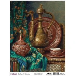 Рисовая бумага для декупажа Cadence A3 Antique Collection AC-02 30x42 см