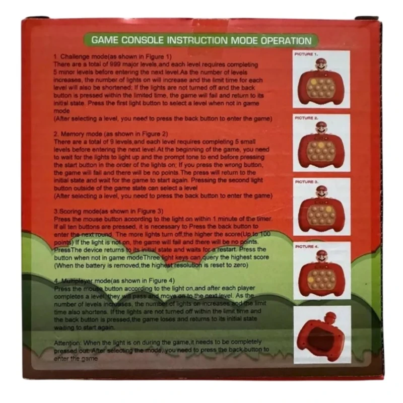 Интерактивная игрушка-антистресс Mario, 3+ лет