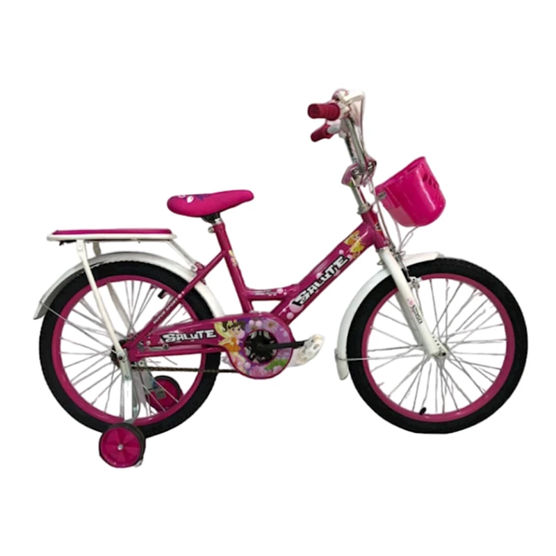 Uşaq velosipedi Salute 624, çəhrayı/ağ Uşaq velosipedi Salute 624, çəhrayı/ağ