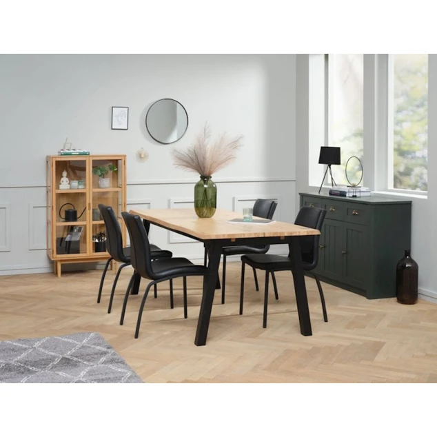 Зеркало JYSK Marstal 50 см, черный Зеркало JYSK Marstal 50 см, черный