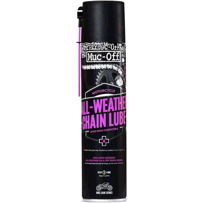 Универсальная смазка Muc-Off Motorcycle All Weather Chain Lube 400 ml Универсальная смазка Muc-Off Motorcycle All Weather Chain Lube 400 ml