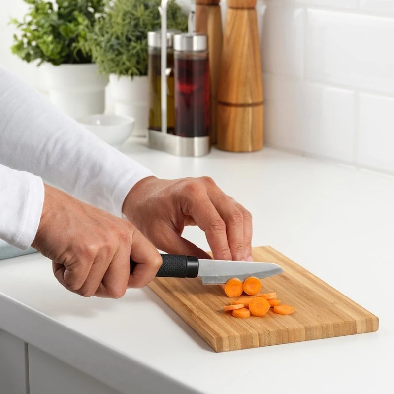 Набор ножей IKEA Forslag, 3 шт, нержавеющая сталь, черный