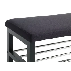 Подставка для обуви JYSK Egeskov, 100x50x34 см, черная Подставка для обуви JYSK Egeskov, 100x50x34 см, черная