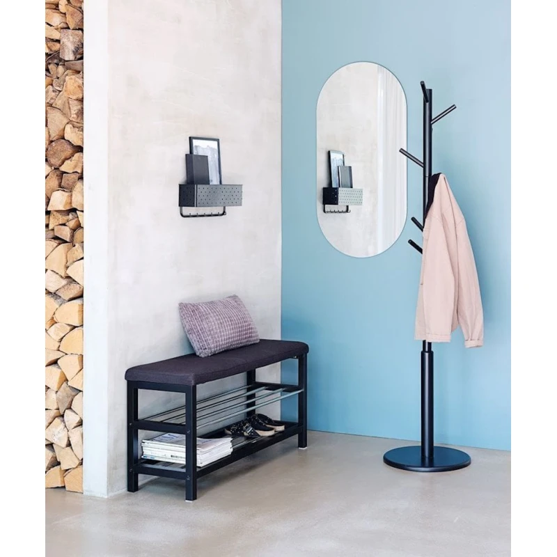 Подставка для обуви JYSK Egeskov, 100x50x34 см, черная Подставка для обуви JYSK Egeskov, 100x50x34 см, черная