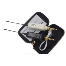 Gitara üçün simsiz səs ötürücü, 6,35 mm, UHF, 5 kanal, 20 m, qara - ARU-03