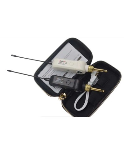 Gitara üçün simsiz səs ötürücü, 6,35 mm, UHF, 5 kanal, 20 m, qara - ARU-03