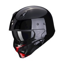 Motosiklet dəbilqəsi Scorpion Covert-X Tanker Black-Red, ölçü L, qara/qırmızı