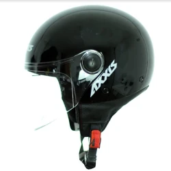 Motosiklet dəbilqəsi AXXİS SQUARE S SOLID A1 SOLID BLACK GLOSS ,S