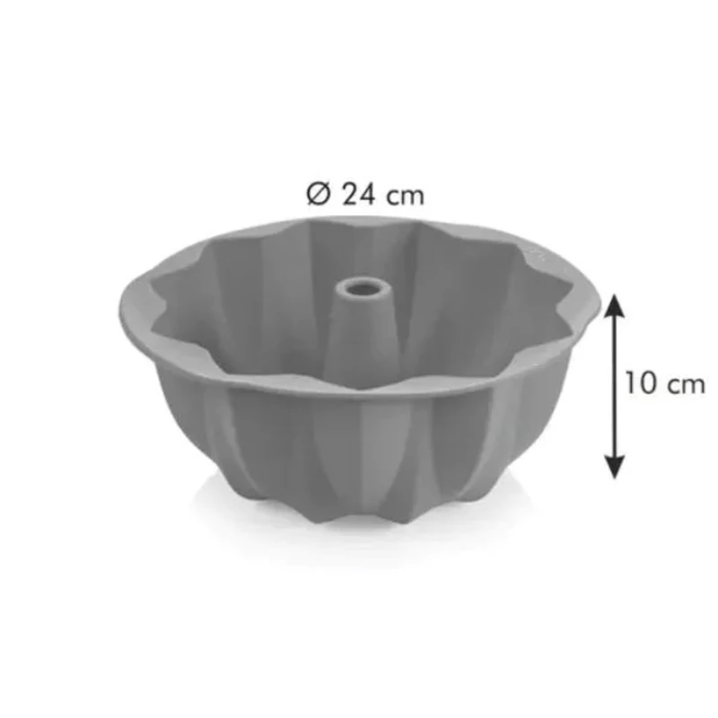 Форма для кекса Tescoma Delicia, силикон, оранжевая, 24 см