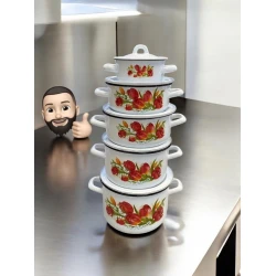 Набор кастрюль Gallery Home GH-000079, эмаль, разноцветный