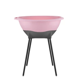 Ванночка на ножках Babyjem, розовая, пластик Ванночка на ножках Babyjem, розовая, пластик