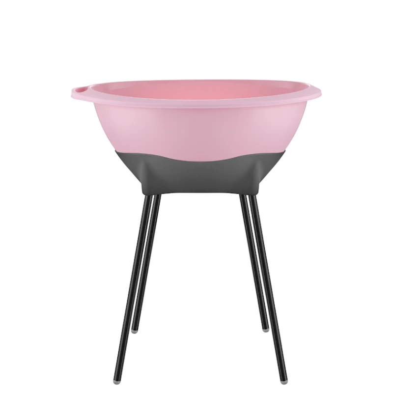 Ванночка на ножках Babyjem, розовая, пластик