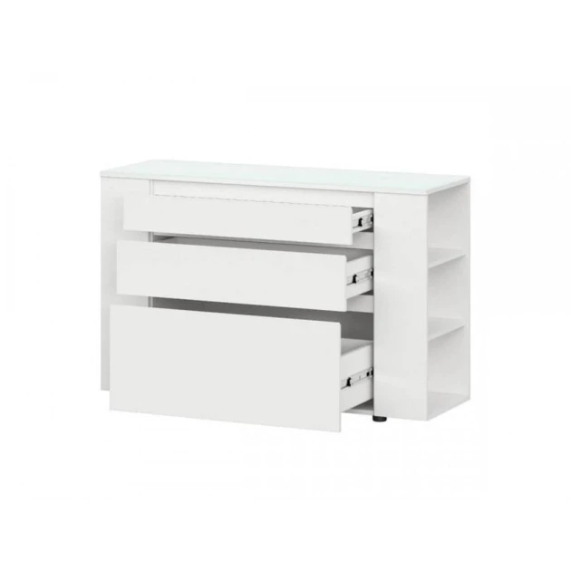 Тумба для обуви Art Mebel 11, ламинат, белая, 45х70х30 см