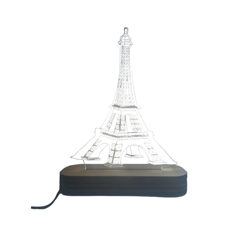 3D-gecə lampası 3d lights tec01, 20x14 sm, bənövşəyi 3D-gecə lampası 3d lights tec01, 20x14 sm, bənövşəyi