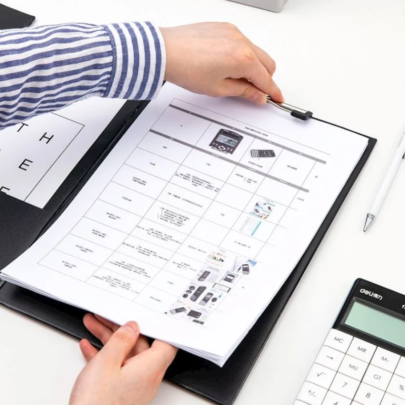 Planşet qovluq Deli 38154B А4, qara Planşet qovluq Deli 38154B А4, qara