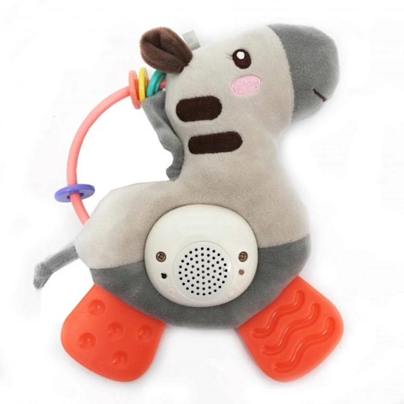 Музыкальная погремушка Sunlike Зебра с прорезывателем для зубов, пластик/текстиль, 19x16.5x5 см Музыкальная погремушка Sunlike Зебра с прорезывателем для зубов, пластик/текстиль, 19x16.5x5 см