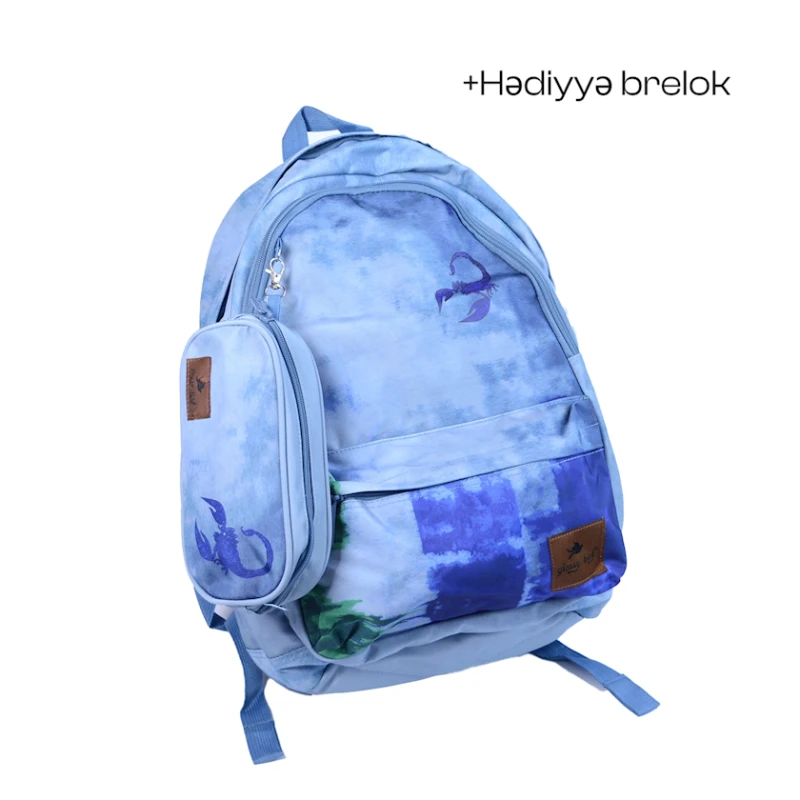 Məktəbli bel çantası Glossy Bird CB78SCO91 mavi Məktəbli bel çantası Glossy Bird CB78SCO91 mavi