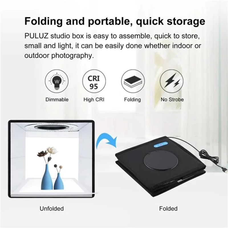 Фотобокс для предметной съемки Puluz PKT3101B Фотобокс для предметной съемки Puluz PKT3101B