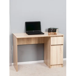 Компьютерный стол Letta, ЛДСП, бежевый, 75x50x106 см