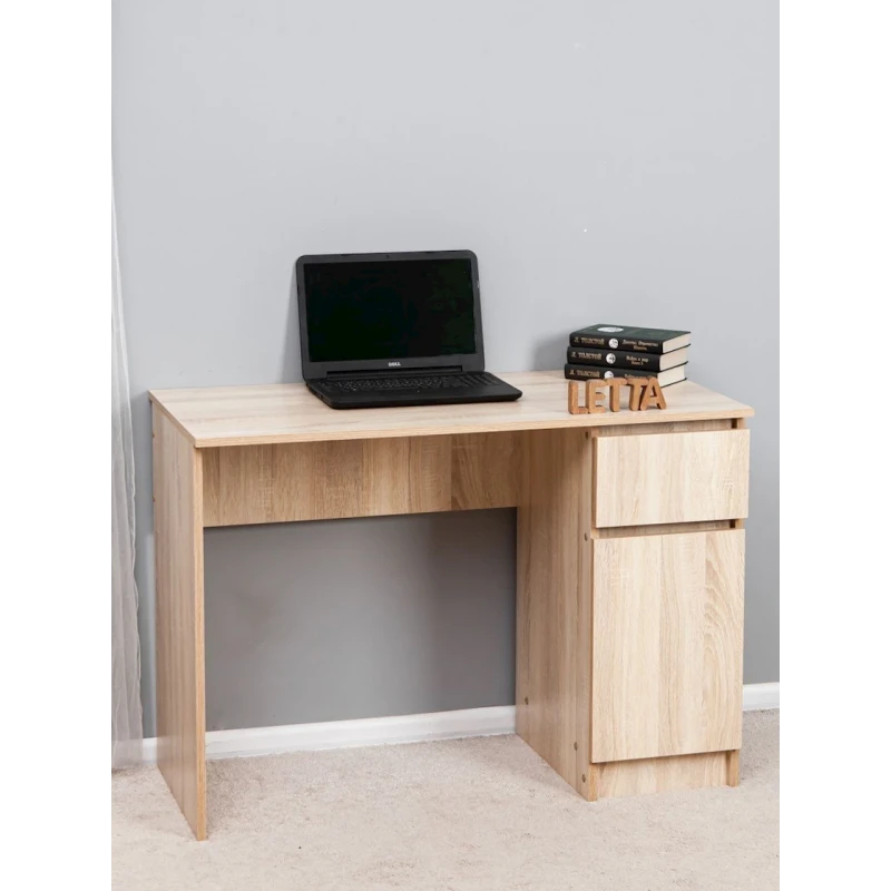 Компьютерный стол Letta, ЛДСП, бежевый, 75x50x106 см Компьютерный стол Letta, ЛДСП, бежевый, 75x50x106 см