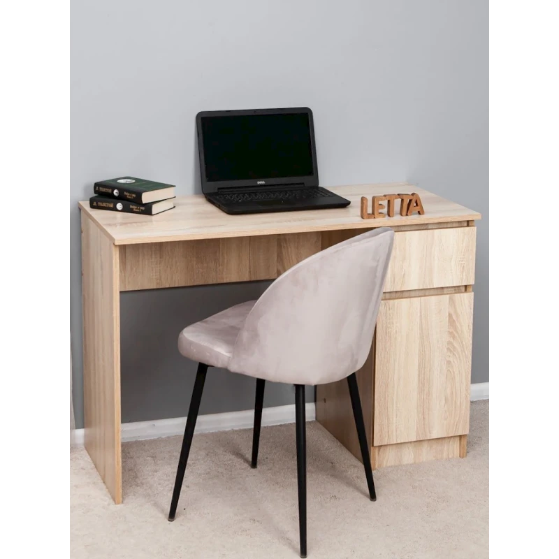 Компьютерный стол Letta, ЛДСП, бежевый, 75x50x106 см Компьютерный стол Letta, ЛДСП, бежевый, 75x50x106 см