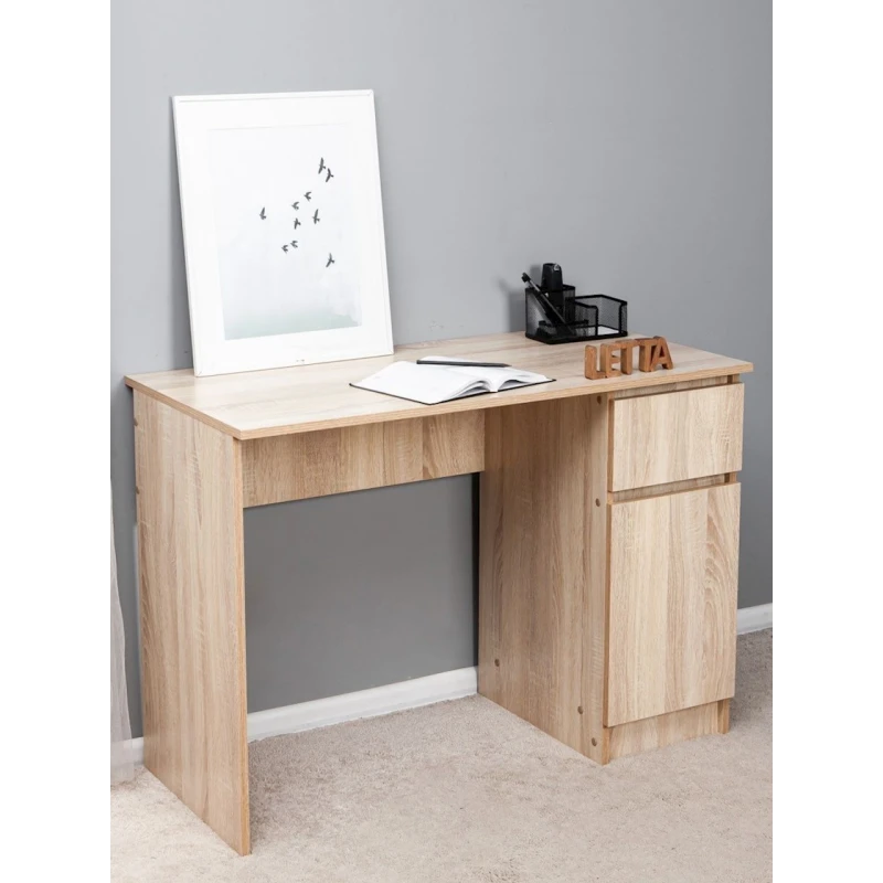 Компьютерный стол Letta, ЛДСП, бежевый, 75x50x106 см Компьютерный стол Letta, ЛДСП, бежевый, 75x50x106 см