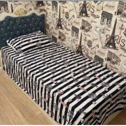 Комплект постельного белья Gilan CTS-607, пододеяльник 160x220 см, простыня 160x220 см, 1 шт. наволочка 50x70 см, односпальный, хлопок