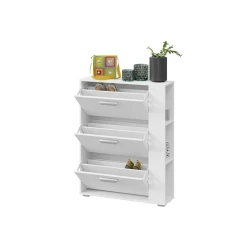 Tumba ayaqqabı üçün Art Mebel, LDSP, ağ, 30x110x90 sm