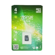 Yaddaş kartı Aspor MicroSDHC 4GB