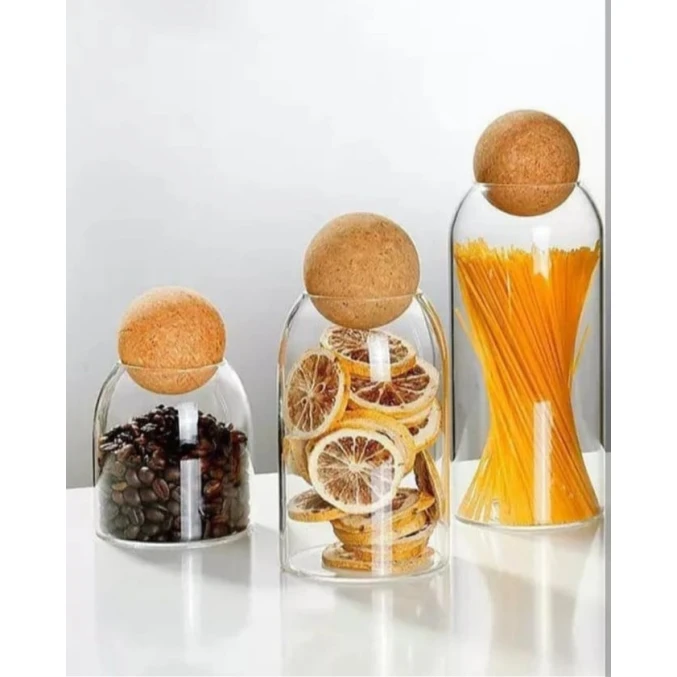 Saxlama üçün banka dəsti top başlıqlı, 3 ədəd