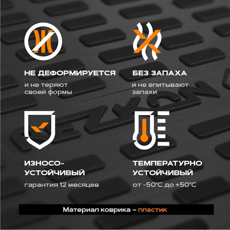 Коврик багажника Rezkon Kia Sportage 10-16