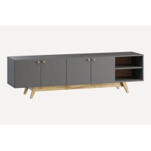Tumba Imin2 12115563, LDSP, boz, 180x51x42 sm